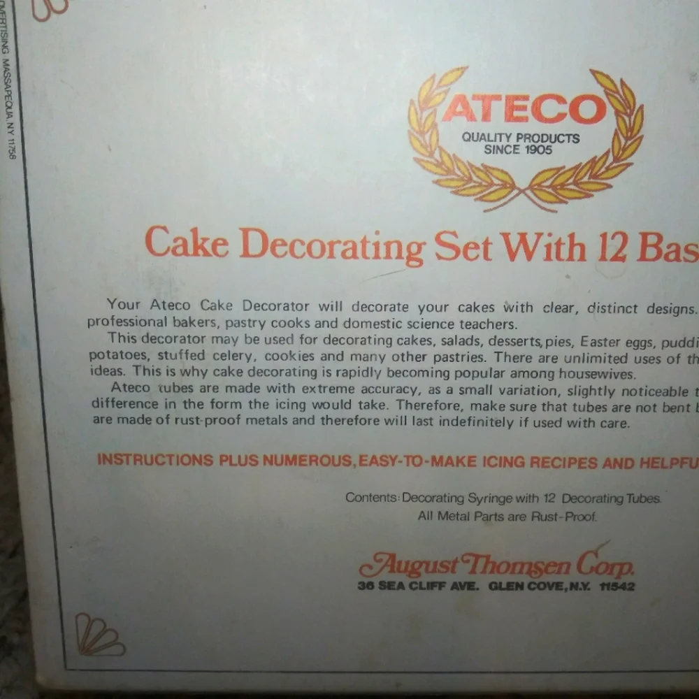 Vintage Ateco Mid-Century The Cake & Food Decorating Set - Picture 5 of 13